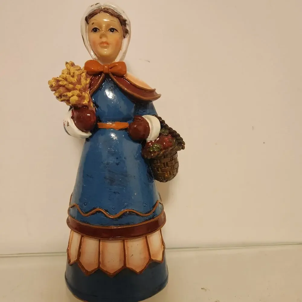 Vintage pilgrim thanksgiving decor